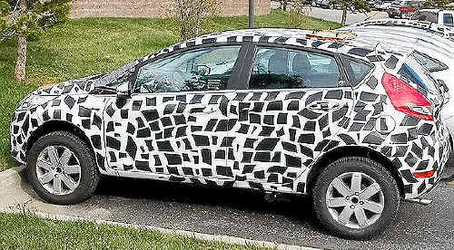 Ford is conducting testing on a Fiesta-based off-roader. Ford is conducting testing on a Fiesta-based off-roader.